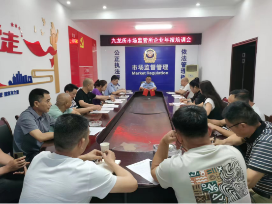 邻水县九龙市场监管所扎实推进2024年度企业年报公示工作