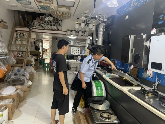 邻水县九龙市场监管所开展燃气具专项整治