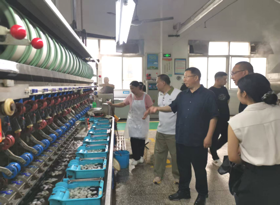 广安市委市政府决策咨询委员会调研武胜县农产品加工业发展情况